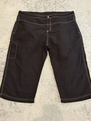 Cannondale Cycling Pants Womens Large Black Capri Nylon Active Contrast Stitch - Image 1 of 4