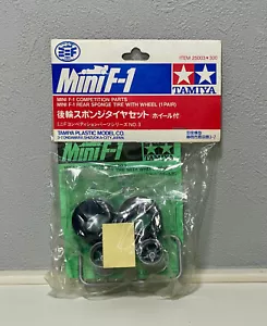 TAMIYA 25003 Mini F-1 Rear Sponge Tire w/Wheel (1 Pair) - Picture 1 of 2