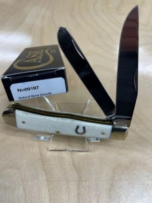 Case XX #W09197 Smooth Natural Bone Horseshoe 6254 SS - Image 1 of 2