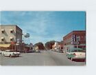 Postcard Looking west on 2nd Street &amp; Hwy. 210, Atkin, Minnesota