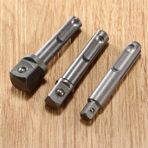 SDS Plus Extension Adaptor Converter to 1/4" 3/8" 1/2" Power Drill Chuck Socket - Picture 1 of 22