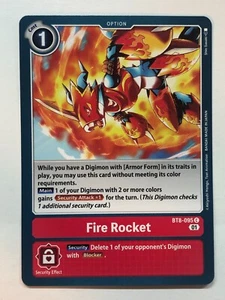 Digimon New Awakening Fire Rocket BT8-095 C NM/M - Picture 1 of 1