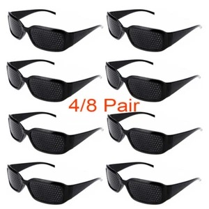 4/8 Piezas Unisex Pequeño Agujero Gafas Corrección de Ojos Ejercicio Cuidado de la Vista Mejora - Imagen 1 de 13
