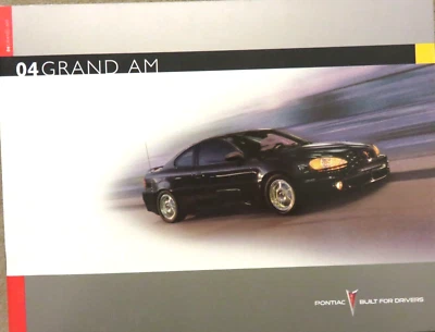 Pontiac Grand Am Canada 2004 folleto folleto, 20 páginas Foto 1 de 3