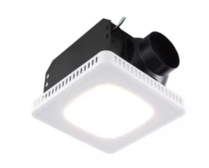 VEVOR Bathroom Exhaust Fan 110 CFM Ceiling No Cut Installation Ventilation w/Lig - Picture 1 of 8