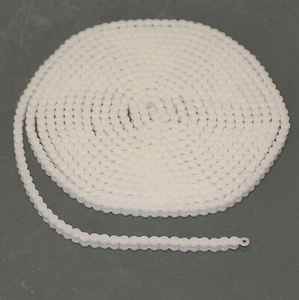 Plastic Roller Chain 6846k2, 15ft, ANSI 25, 1/4" Pitch, 1/8" Roller, Nylon - Picture 1 of 5