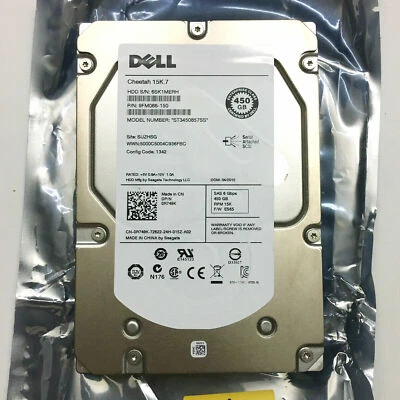 Dell ST3450857SS 450GB R749K 0R749K 15K RPM 6Gb/s 16MB 3.5" SAS HDD Hard Drive - Image 1 of 4