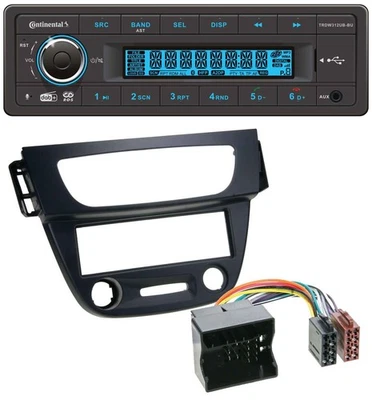 Continental MP3 DAB USB Bluetooth Autoradio für Renault Megane 3 09-14 Quadlock - Bild 1 von 4
