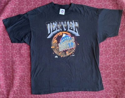 Vintage 1990s NBA Denver Nuggets Big Print Shirt Size XL - Image 1 of 4