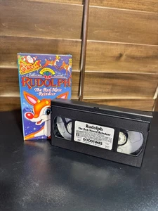 Rudolph The Red-Nosed Reindeer VHS 1993 GoodTimes Kids Christmas Classic - Picture 1 of 13