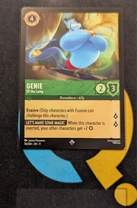 Genie - Of the Lamp 76/204 Fabled Super Rare Disney Lorcana - Picture 1 of 3