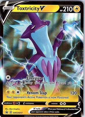 Toxtricity V - SWSH017 SWSH: Sword & Shield Promo Cards Holo Promo NM - Image 1 of 2