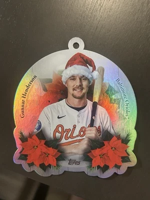 Juego completo de tarjetas de selección troqueladas adorno navideño vacaciones béisbol Topps 2025 Foto 1 de 2