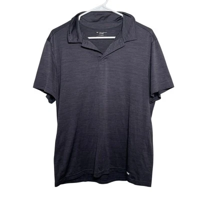 Tek Gear Polo Shirt Men's Medium Gray Collared Short Sleeve Dry Tek Athletic - Image 1 of 4