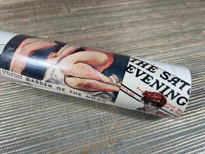 Vintage The Saturday Evening Post Imperial Wallcoverings Vinyl Roll Wallpaper - Image 1 of 4