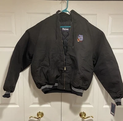 Vintage King Louie XL Hooded Coat Jacket Embroidered Colt 45 Men's New Tags USA - Image 1 of 4