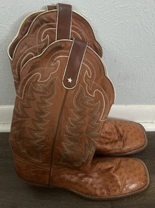 Herren Cowboystiefel Straußenleder - Bild 1 von 5