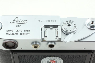 1954yr [N MINT wCase] Leica M3 1st Batch DS Double Stroke Chrome Film Camera JPN - Image 1 of 4