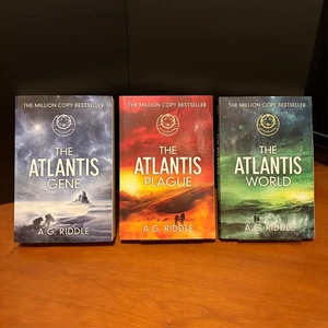 Complete Origin Mystery Trilogy The Atlantis Gene Atlantis Plague Atlantis World - Picture 1 of 4