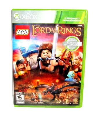 Microsoft XBOX 360 Lego The Lord Of The Rings Video Game with Booklet - 2012 - Image 1 of 4