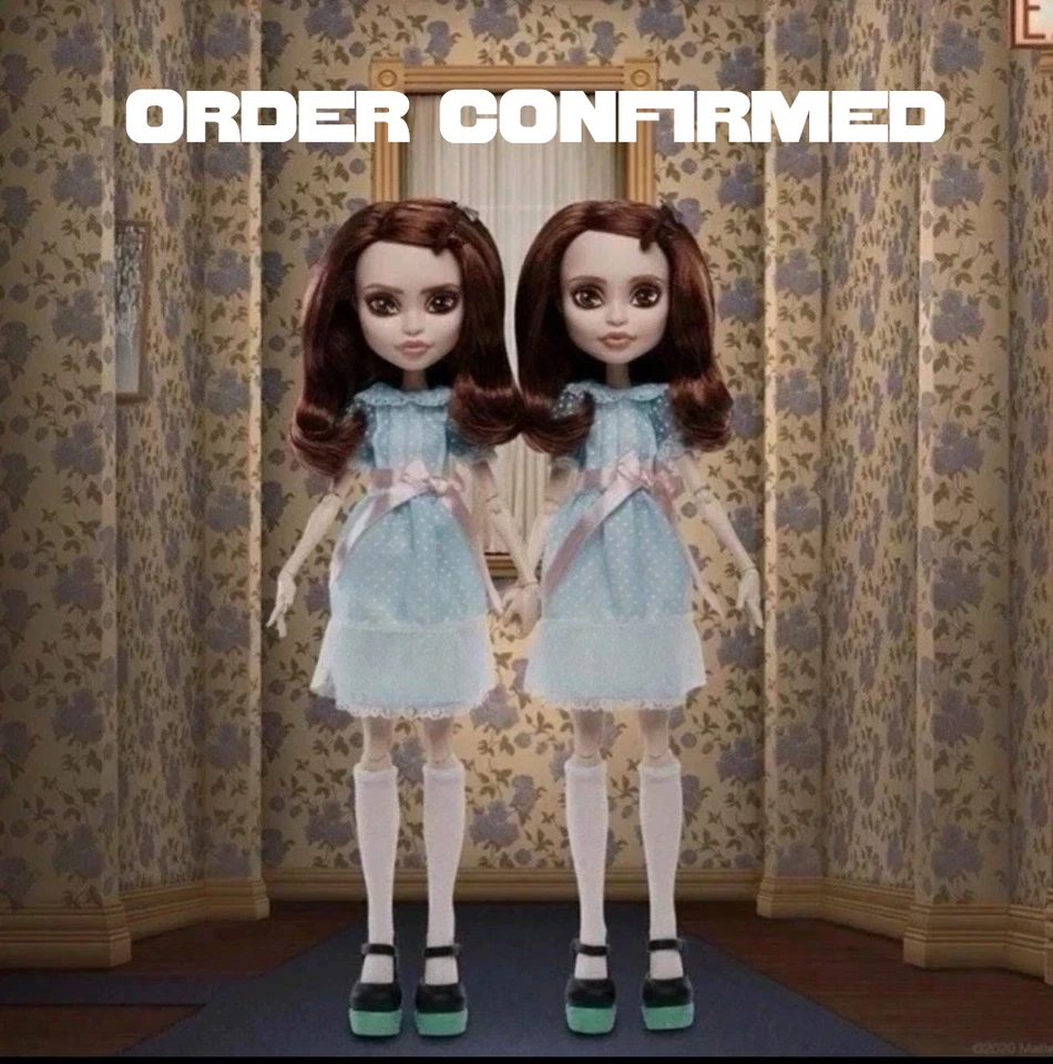 ORDER CONFIRMED 2025 Monster High Skullector “The Shining Grady Twins" - Image 1 of 1