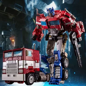 Transforming Toys Car Robot Action Figure Robot Truck Model Prime Optimus Gift - Picture 1 of 9