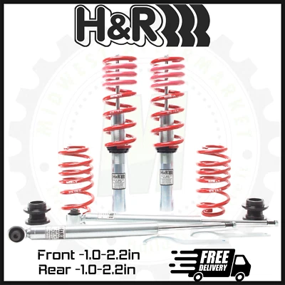 Coilovers dianteiros e traseiros H&R Street Performance | Compatível com 2013-2016 Audi A4 Allroad - Imagem 1 de 2