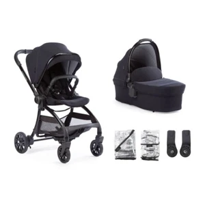 Brand New Boxed Junior Jones Aylo Pushchair Bundle - Rich Black - Picture 1 of 1
