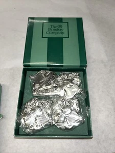 Juego de 8 servilleteros de suite clásica musical Bombay Company Godinger nuevos en caja - Imagen 1 de 6