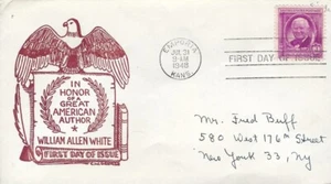 960 3c WILLIAM ALLEN WHITE - C. W. George Gütesiegel - Bild 1 von 1