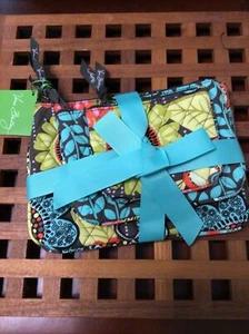 VERA BRADLEY TRIO OF COSMETIC BAGS FLOWER SHOWER FOR PURSE TRAVEL HOME - Picture 1 of 2