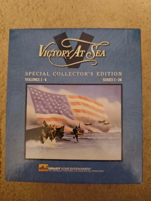 Victory at Sea Special Collectors Edition Series 1-26 (VHS, 1995, 6-Tape Set) - Image 1 of 4