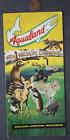 1960S Era Boulder Junction Wisconsin Aqualand Zoo & Antique Doll House Brochure-