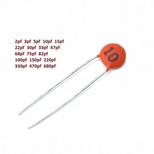 New!!Ceramic Disc Capacitors 50V 2pf-680pF 30 Values 20-1000PCS - Picture 1 of 3