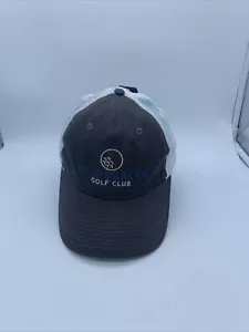 Cappello da golf vintage lupo ballerino mazza da golf maglia snapback grigio e bianco - Foto 1 di 5