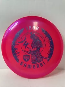 Disc Golf Discmania Iron Samurai 4 Eagle McMahon Chroma C-Line MD3 Pink/red 17g - Picture 1 of 7