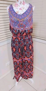 CAMILLA BEACH HOUSE Valeriya T Back Jumpsuit sz 1 AUS 10 - 12 NWT $279 Boho - Picture 1 of 8
