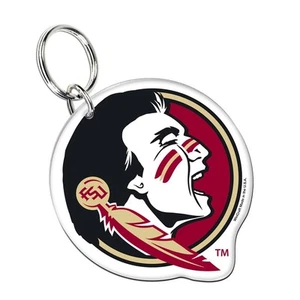 FLORIDA STATE SEMINOLES PREMIUM ACRYLIC KEY RING BRAND NEW WINCRAFT 😎 - Picture 1 of 1