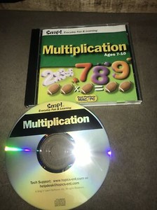 Snap! Multiplication WIN/MAC CD-ROM Software Audio CD 2002 Used 1x