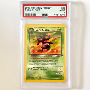 PSA 9 Dark Gloom Mint 36/82 Team Rocket Unlimited 2000 Pokemon 61845089 - Picture 1 of 2