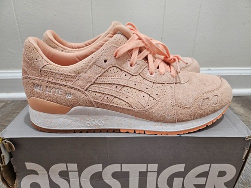 Asics Gel Lyte III ghiaccio albicocca raro GR (H803L 9595) US 10 5 nuovo senza etichette