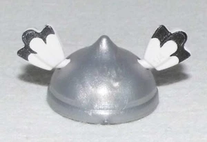 13904, Helm (3-teilig), Majestix (Asterix), 2 Flügel, Gallier, Germane, silber - Picture 1 of 1