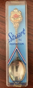 COLLECTABLE VINTAGE STUART PERFECTION SILVER PLATE TEASPOON WARATAH N.S.W. - Picture 1 of 1