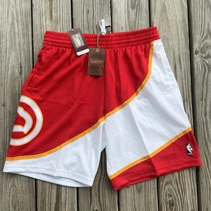 Men’s Mitchell & Ness NBA Swingman Shorts 1986 Atlanta Hawks Large - Imagen 1 de 11