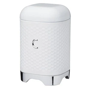 Lovello Retro Ice White Textured Coffee Canister - Picture 1 of 5