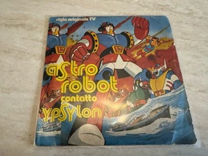 ASTRO ROBOT CONTATTO YPSYLON 1980 SIGLA CARTONI ANIMATI DISCO VINILE 45 GIRI - Picture 1 of 3