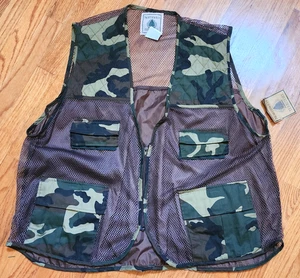 NWT Northwest Territory Men's Size XXL 2XL Camouflage Mesh Hunting Fishing Vest - Picture 1 of 12