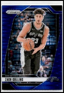 2024-25 Panini Prizm Prizms Blue Pulsar #197 Zach Collins #/99 San Antonio Spurs - Picture 1 of 2