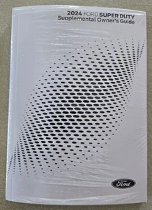 2024 Ford Super Duty Supplemental Owner's Guide Book Kit - Picture 1 of 2