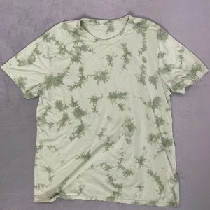 Lululemon The Fundamental T-Shirt Men's Large Green Wash Tie Dye - Picture 1 of 5